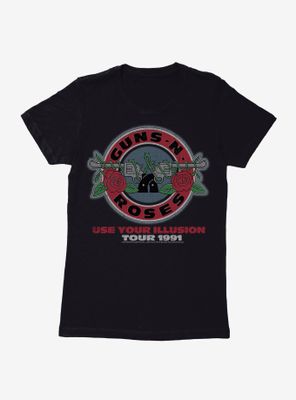 Guns N' Roses Use Your Illusion Tour 1991 Womens T-Shirt