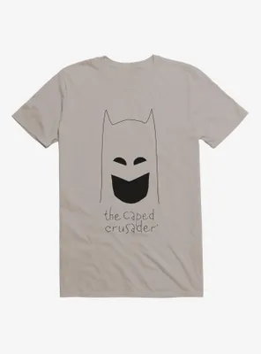 DC Comics Batman Caped Crusader Light Grey T-Shirt