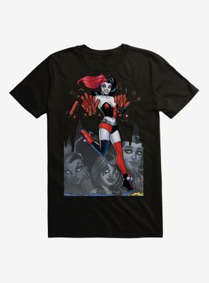 DC Comics Batman Harley Quinn Dynamite Black T-Shirt