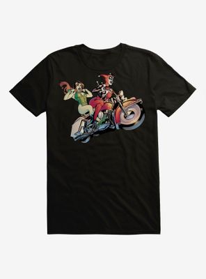 DC Comics Batman Harley Quinn Poison Ivy Joyride Black T-Shirt
