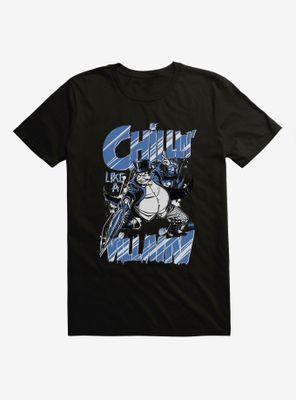 DC Comics Batman The Penguin Chillin Black T-Shirt