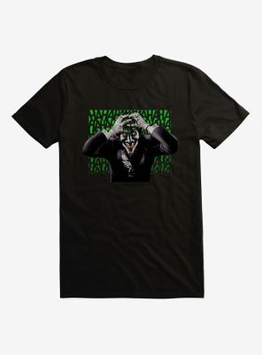DC Comics Batman The Joker Laugh Black T-Shirt