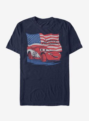 Disney Pixar Cars Lightning Flag T-Shirt