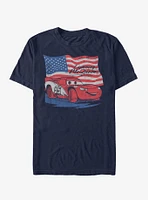 Disney Pixar Cars Lightning Flag T-Shirt