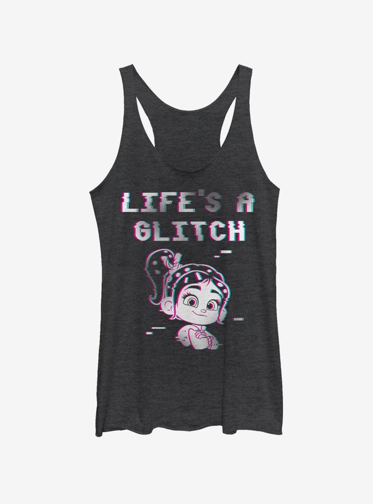 Disney Wreck-It Ralph Glitch Life Vanellope Womens Tank Top