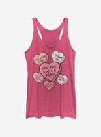 Star Wars Candy Hearts Womens Tank Top