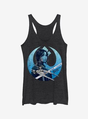 Star Wars Rogue One Rebel Leader Womens Tank Top