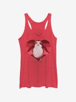 Star Wars Episode VIII The Last Jedi Porg Heart Womens Tank Top