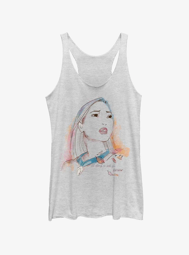 Disney Pocahontas Watercolor Womens Tank Top