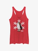 Star Wars The Last Jedi Porg Snowflake Womens Tank Top