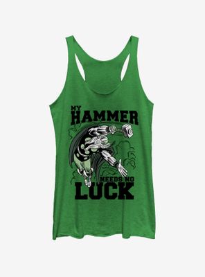 Marvel Hammer Luck Womens Tank Top