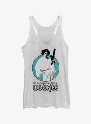 Star Wars Kissing Wookiees Womens Tank Top