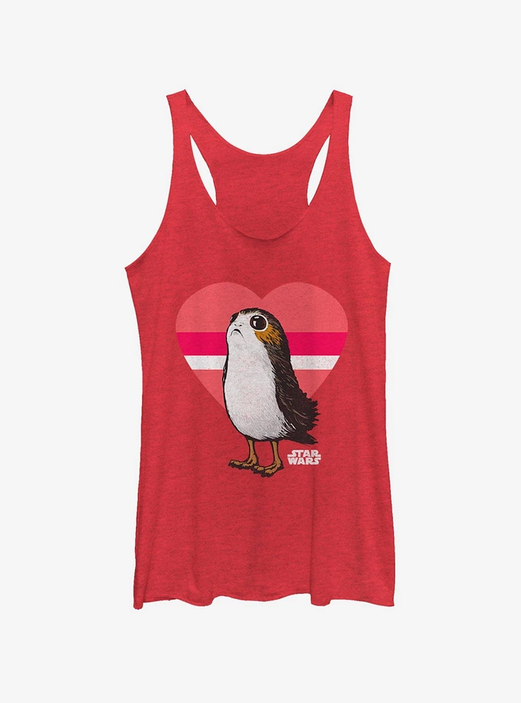 Star Wars The Last Jedi Porg Love Womens Tank Top
