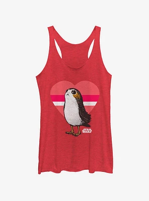Star Wars The Last Jedi Porg Love Womens Tank Top
