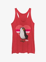 Star Wars The Last Jedi Porg Love Womens Tank Top
