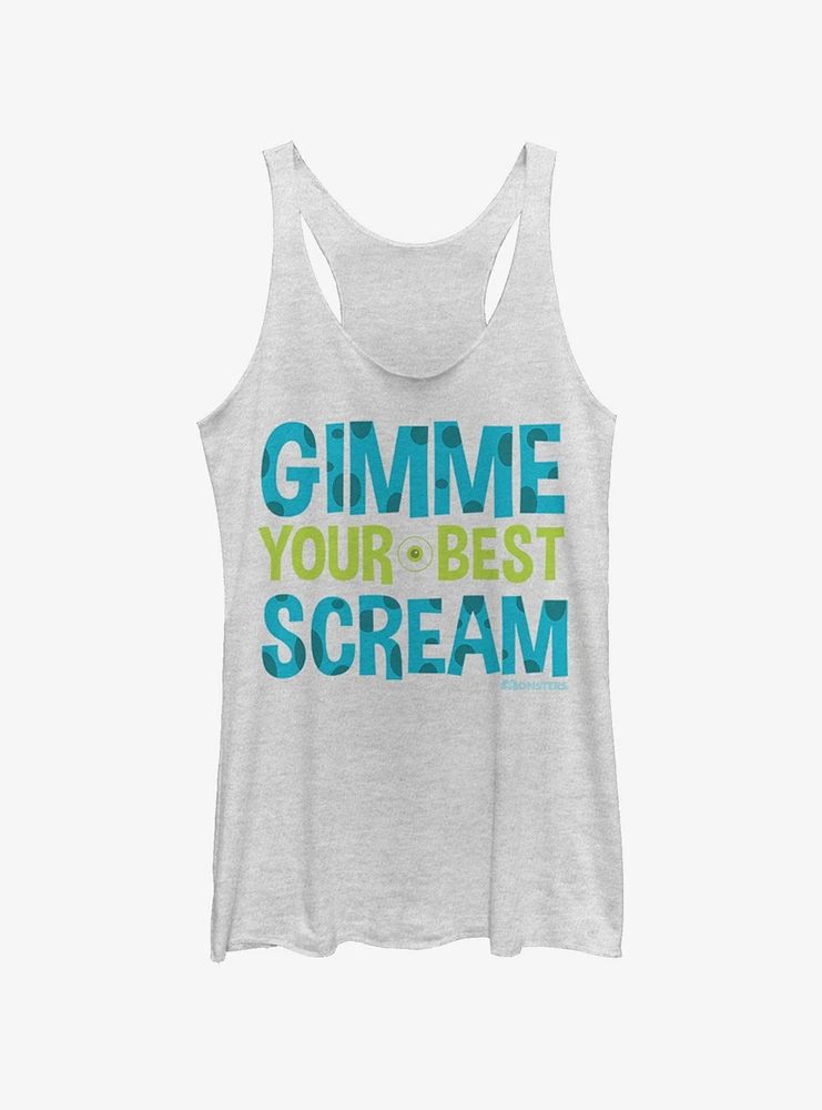 Disney Pixar Monsters Inc. Best Scream Womens Tank Top