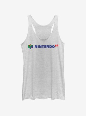 Nintendo Full N64 Logo Womens Tank Top