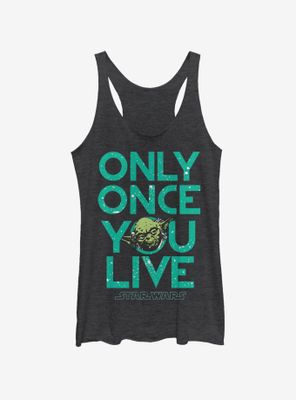 Star Wars Live Once Womens Tank Top