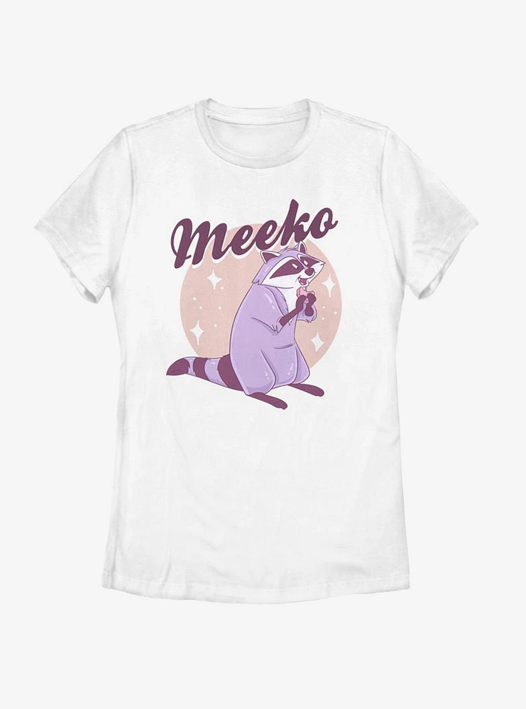Disney Pocahontas Pastel Meeko Womens T-Shirt