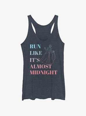 Disney Cinderella Run Like It's Almost Midnight Womens Tank Top