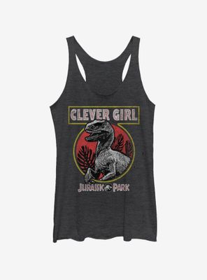 Jurassic Park Clever Raptor Womens Tank Top