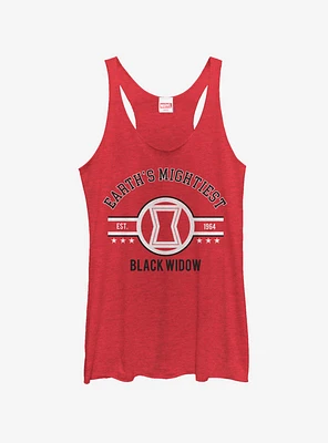 Marvel Black Widow Mighty Womens Tank Top