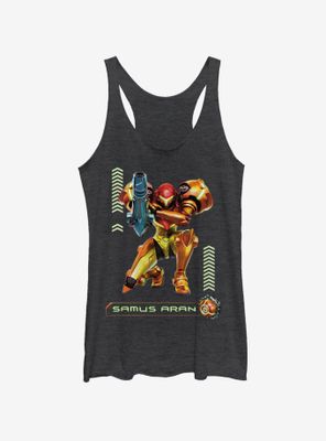 Nintendo Samus And Ball Womens Tank Top