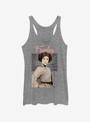 Star Wars Leia Fearless Womens Tank Top