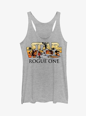 Star Wars Rogue One U-Wing Logo Womens Tank Top
