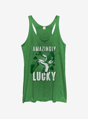 Marvel Amazingly Lucky Womens Tank Top