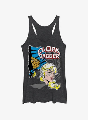 Marvel Cloak Heads Womens Tank Top