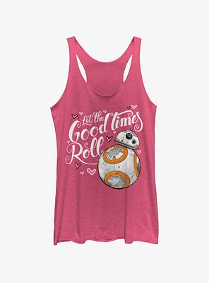 Star Wars The Force Awakens Good Times Heart Womens Tank Top