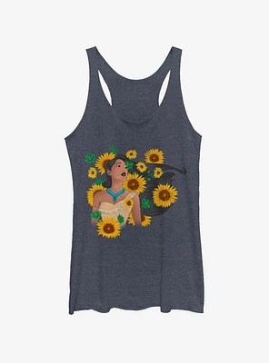 Disney Princesses Floral Princess Womens Tank Top