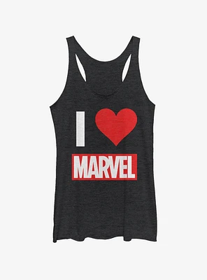 Marvel I Love Brick Womens Tank Top