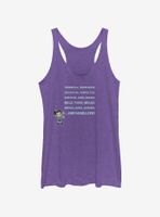 Disney Ralph Breaks The Internet Princesses Name Stack Womens Tank Top