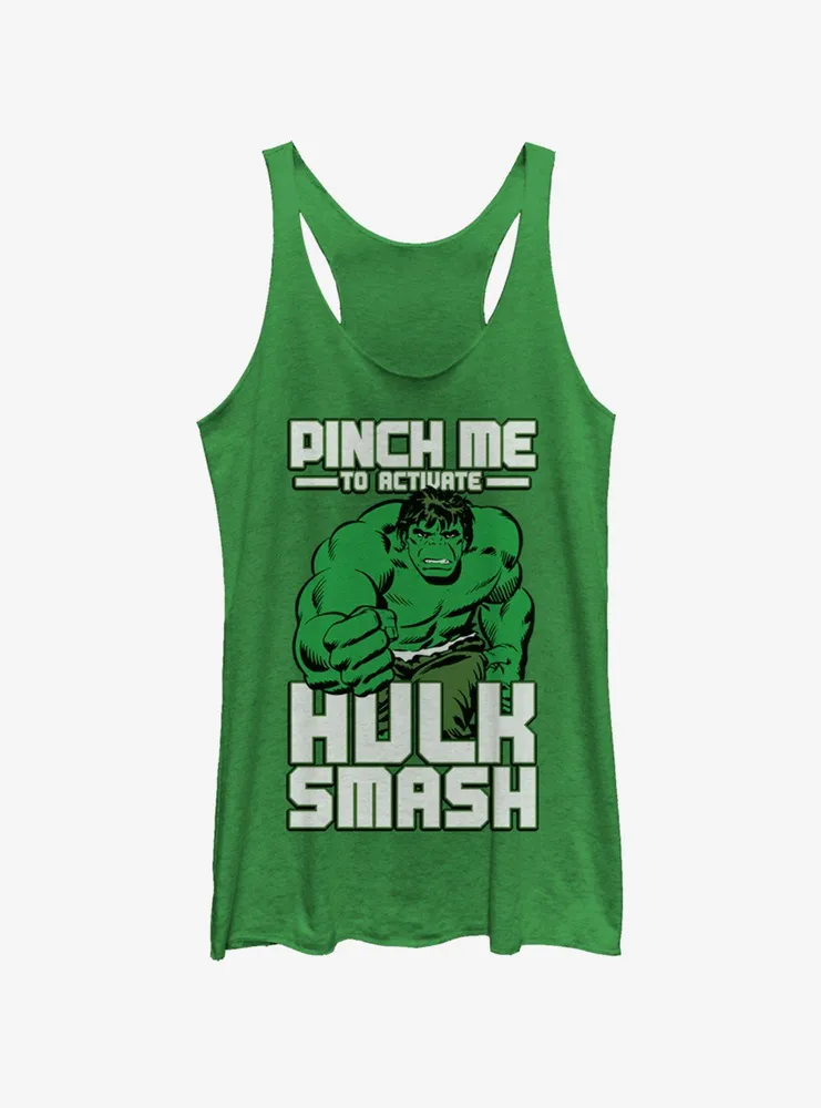 Marvel Hulk Smash Pinch Womens Tank Top