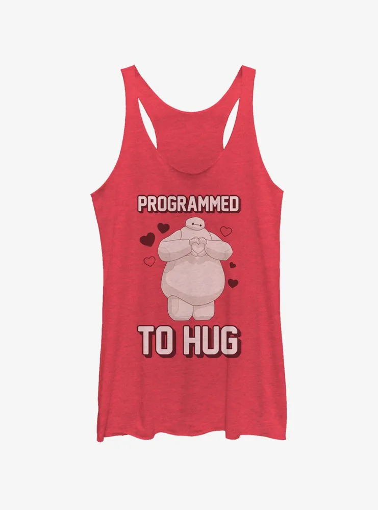 Disney Big Hero 6 Baymax Programmed To Hug Womens Tank Top