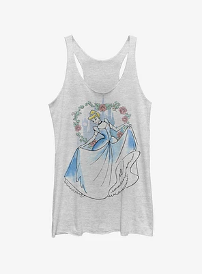 Disney Princesses Cinderella Flow Cast Womens Tank Top