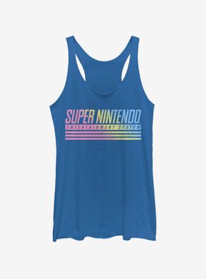 Nintendo Super Gradient Womens Tank Top