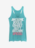 Fast Times At Ridgemont High Gnarly Spicoli Womens Tank Top