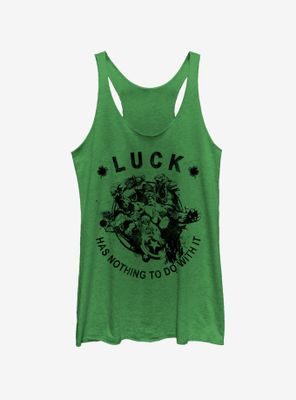Marvel Avengers No Luck Just Skill Womens Tank Top