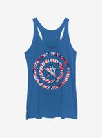 Marvel America Tie-Dye Womens Tank Top