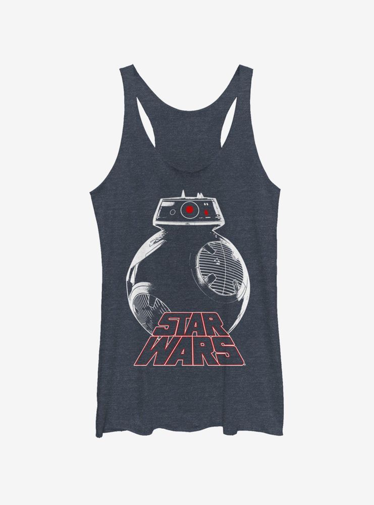 Star Wars The Last Jedi Silver Bot Womens Tank Top