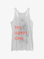 Disney Snow White And The Seven Dwarfs One Happy Dwarf Womens Tank Top