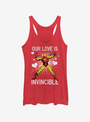 Marvel Invincible Love Womens Tank Top