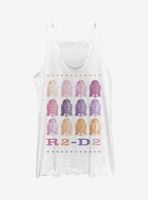 Star Wars R2D2 Candy Womens Tank Top