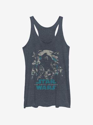 Star Wars The Force Awakens Poster Out Womens Tank Top