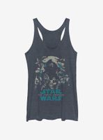 Star Wars The Force Awakens Poster Out Womens Tank Top