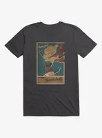 DC Comics Bombshells Supergirl Vintage Dark Grey T-Shirt