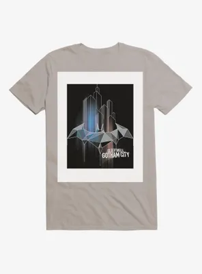 DC Comics Batman Sleep Well Gotham City Light Grey T-Shirt